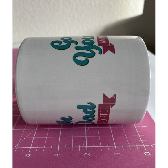 Go Ask Your Dad Mom's Drinking Coffee Ceramic Coffee Mug 4 1/4 Inch Tall 10 OZ - Picture 8 of 8